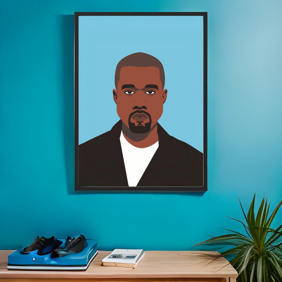 Kanye West Framed Canvas Prints - Ready to Hang Canvas Prints