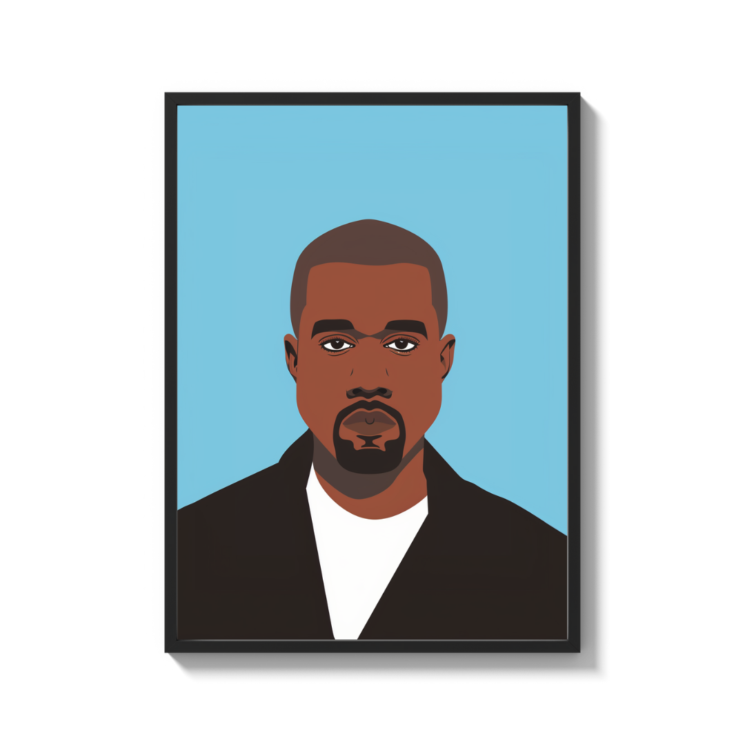 Kanye West Framed Canvas Prints - Ready to Hang Canvas Prints
