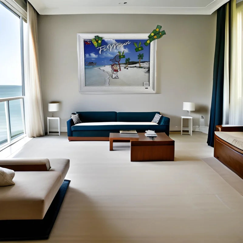 Fi Massari Tiffany Money Gun Decor - Home Decor