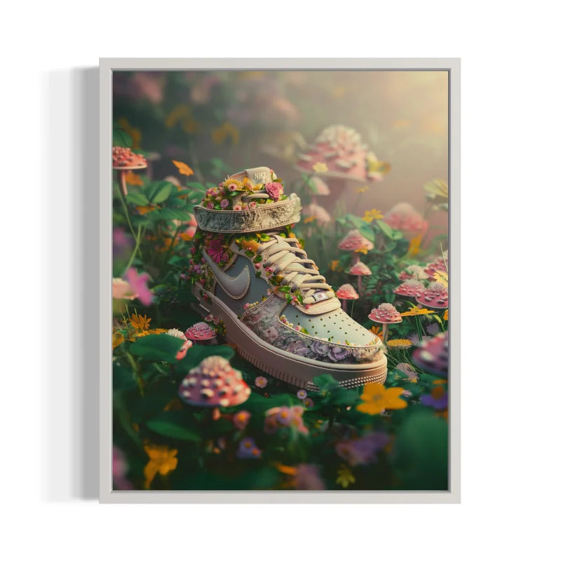 Floral Nike Air Force 1 Canvas Prints - Ready to Hang Canvas Prints