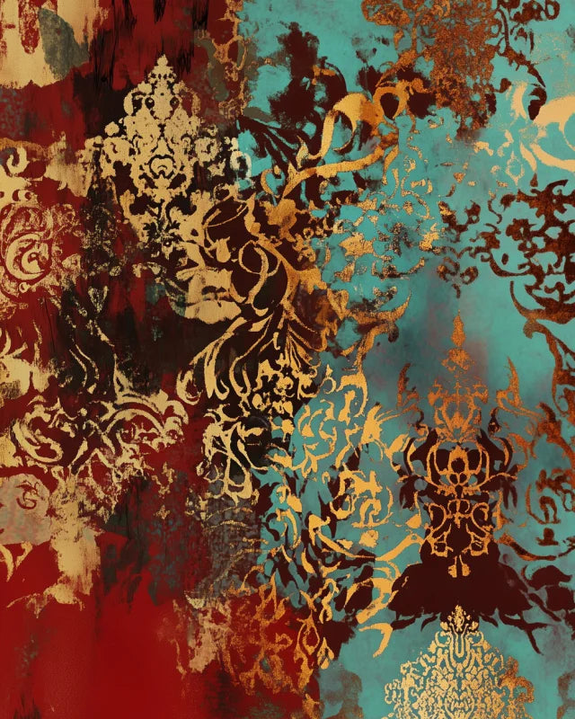 Framed Abstract Canvas Prints Breaking Borders Art - Ready to Hang Canvas Prints