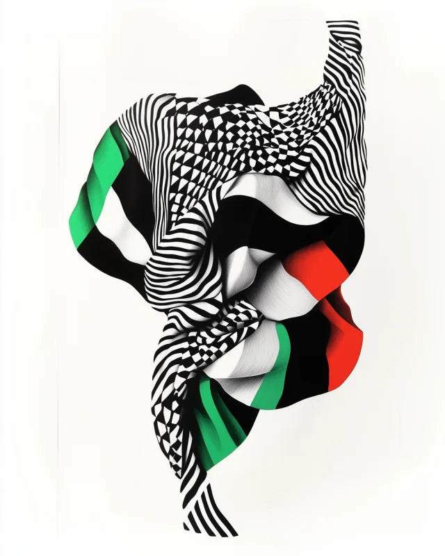 Framed Abstract Canvas Prints Breaking Borders Art - Ready to Hang Canvas Prints