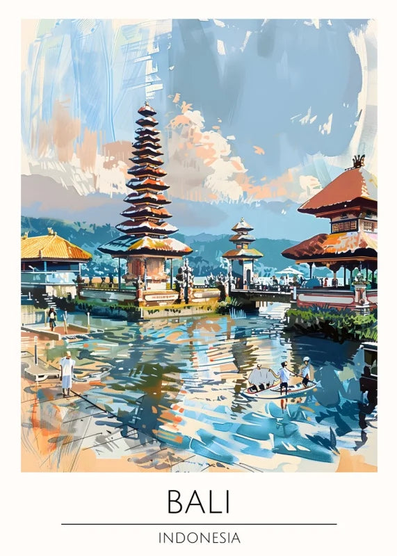 Framed Bali Canvas Prints World Tour Collection - Ready to Hang Canvas Prints