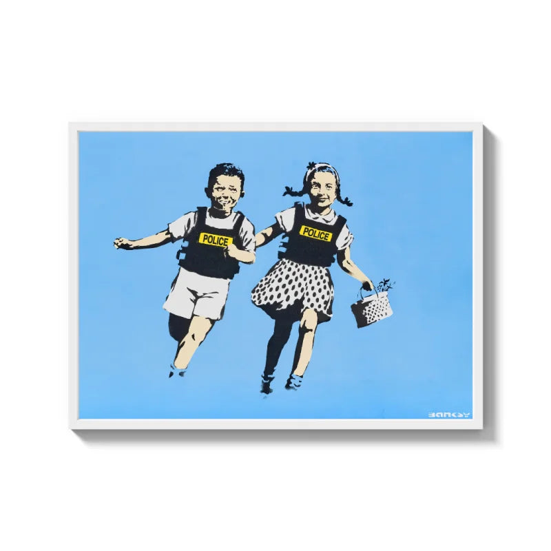 Framed Banksy Canvas Prints Ready to Hang - Ready to Hang Canvas Prints
