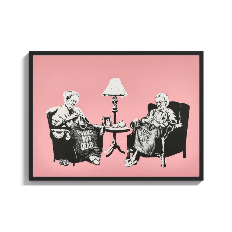 Framed Banksy Canvas Prints Ready to Hang Art - Ready to Hang Canvas Prints