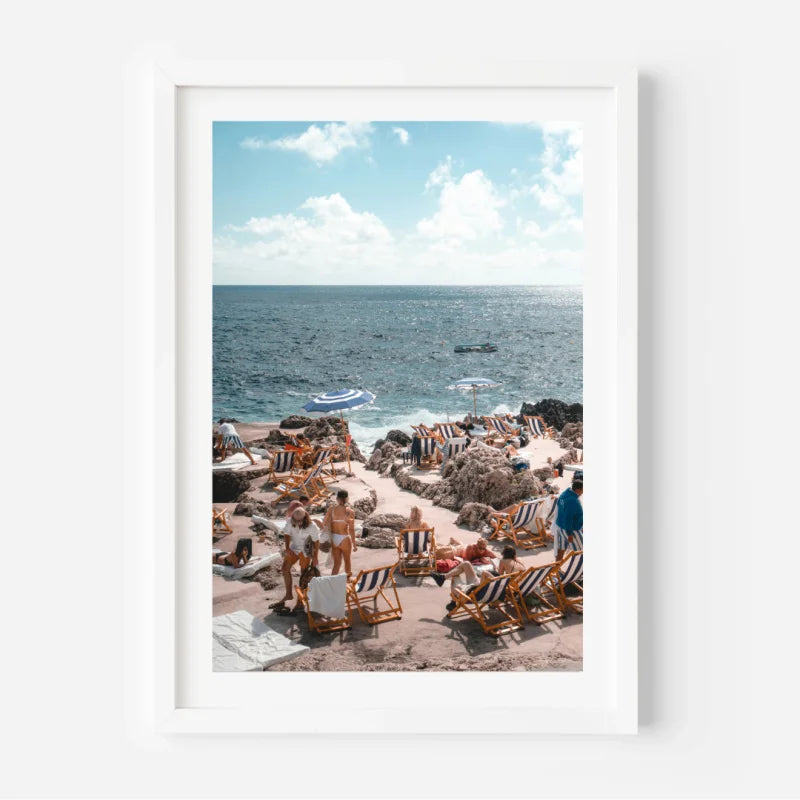 Framed Beach Scene Fine Art Print - Framed Fine Art Prints