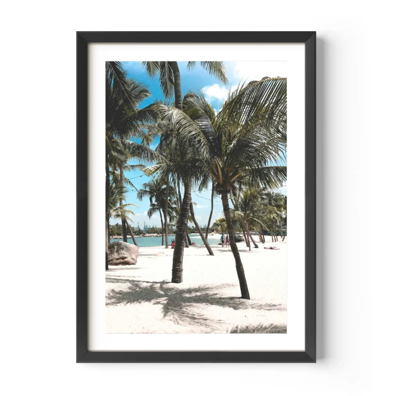 Framed Beach Scene Fine Art Print - Framed Fine Art Prints