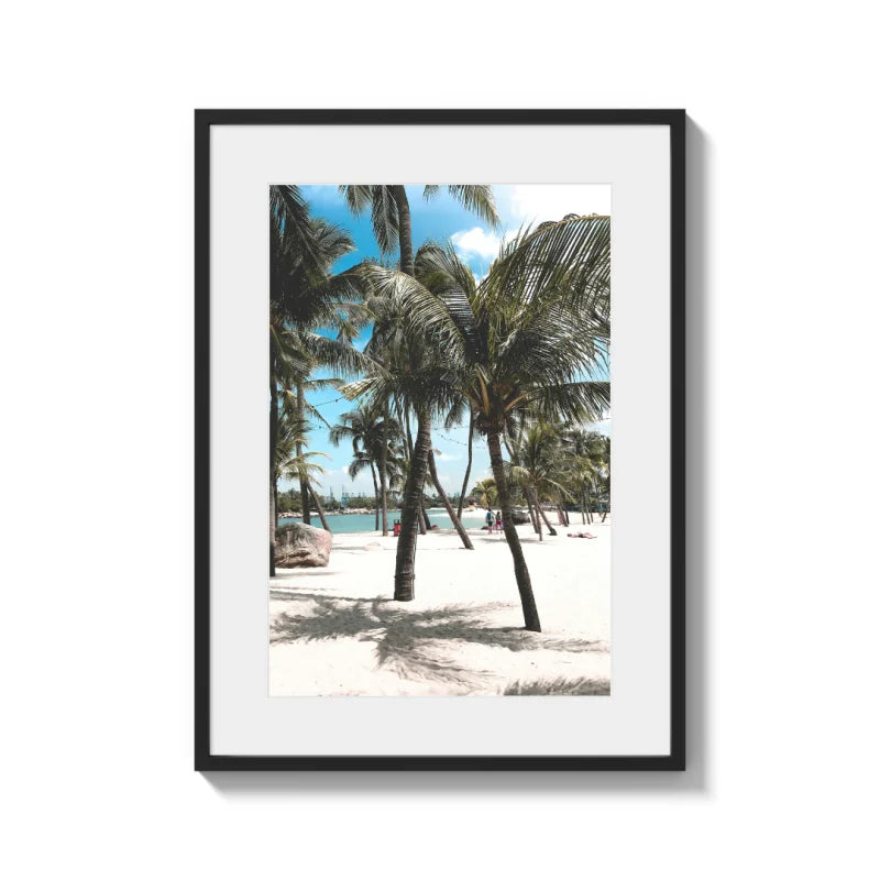 Framed Beach Scene Fine Art Print - Framed Fine Art Prints