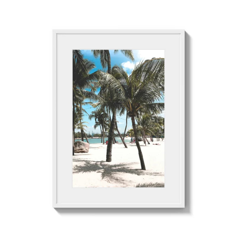 Framed Beach Scene Fine Art Print - Framed Fine Art Prints