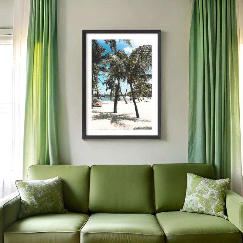 Framed Beach Scene Fine Art Print - Framed Fine Art Prints