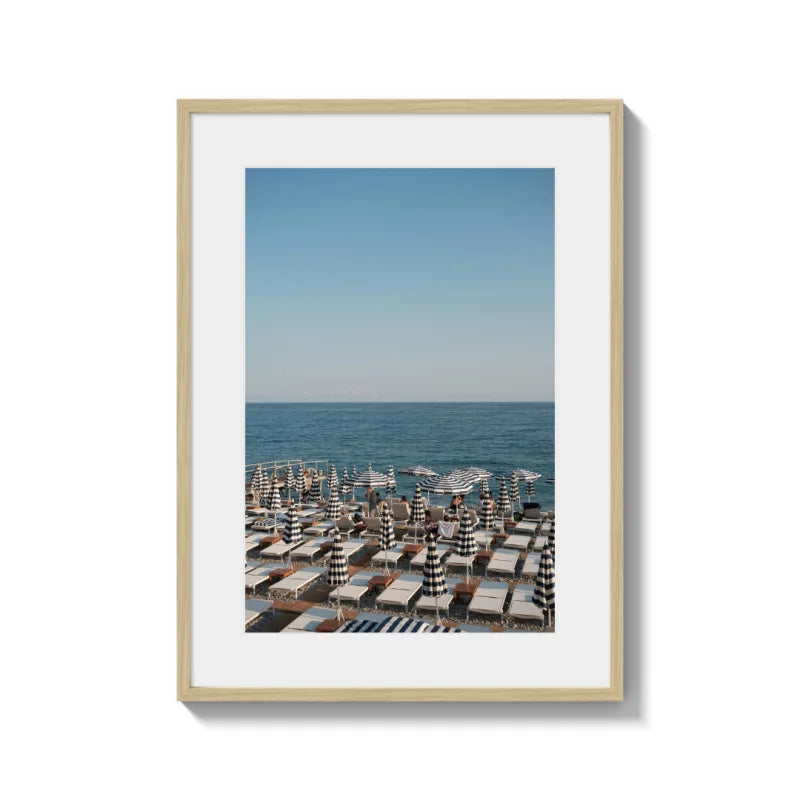 Framed Beach Scene Fine Art Print - Framed Fine Art Prints