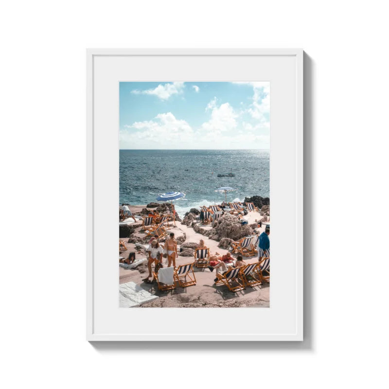 Framed Beach Scene Fine Art Print - Framed Fine Art Prints