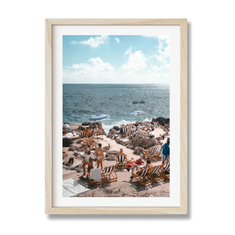 Framed Beach Scene Fine Art Print - Framed Fine Art Prints