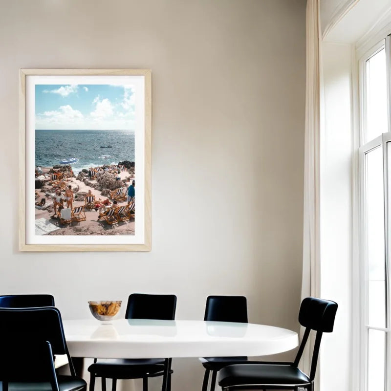 Framed Beach Scene Fine Art Print - Framed Fine Art Prints