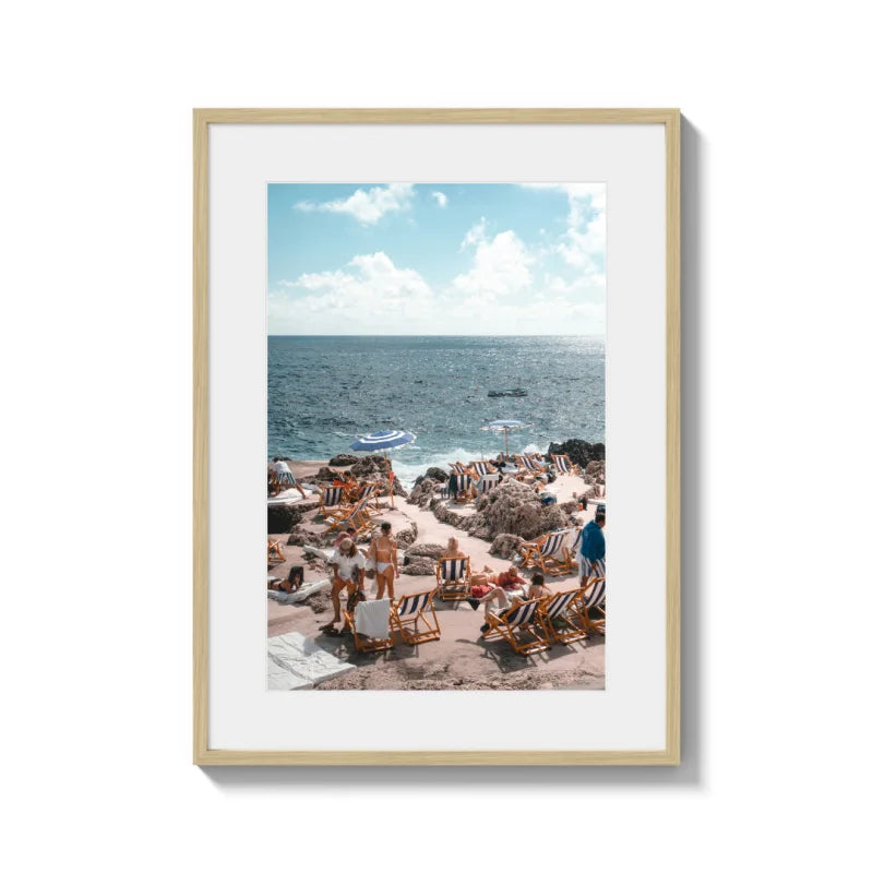 Framed Beach Scene Fine Art Print - Framed Fine Art Prints
