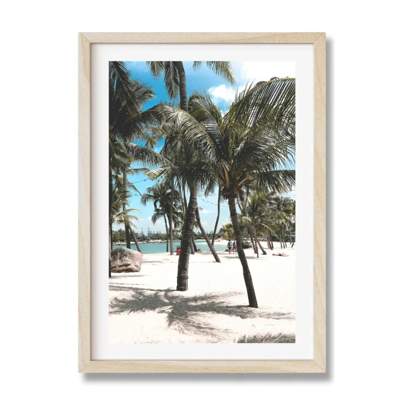 Framed Beach Scene Fine Art Print - Framed Fine Art Prints