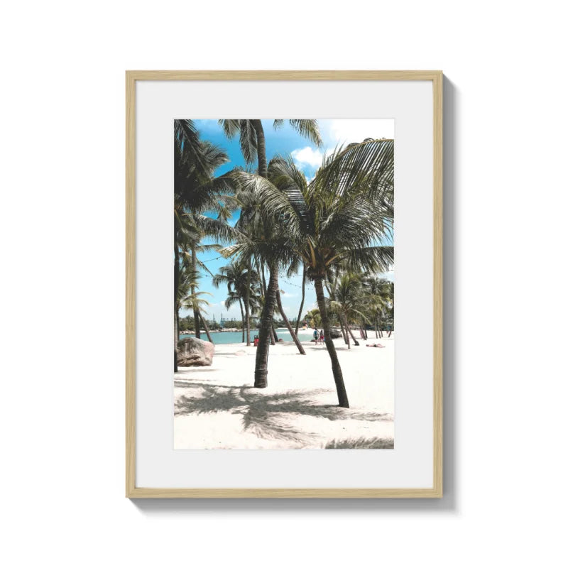 Framed Beach Scene Fine Art Print - Framed Fine Art Prints