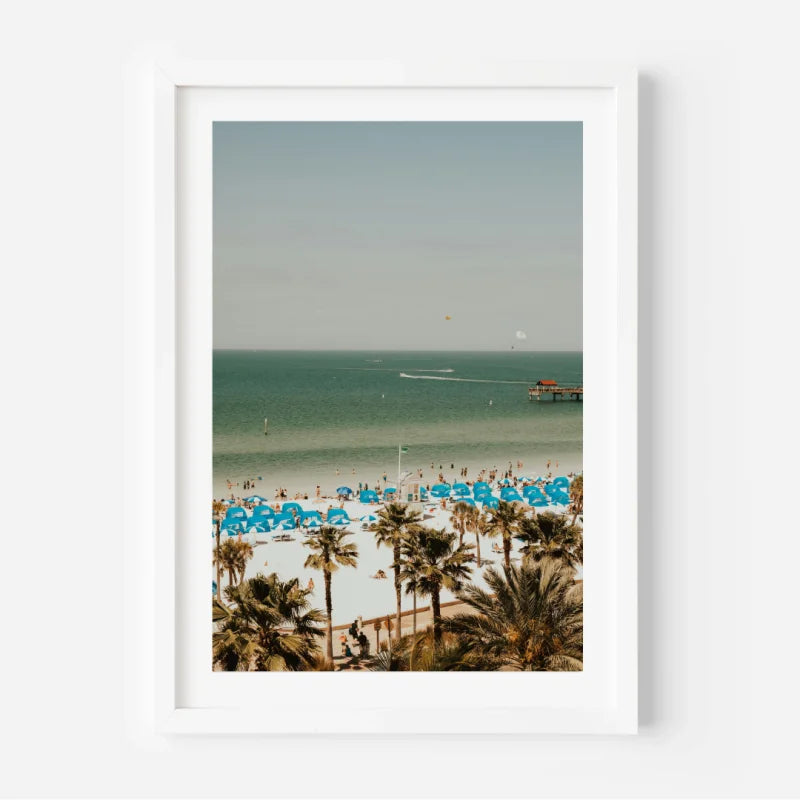 Framed Beach Scene Fine Art Prints - Framed Fine Art Prints