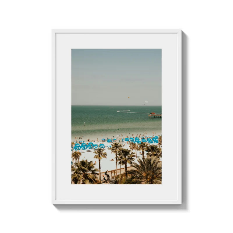 Framed Beach Scene Fine Art Prints - Framed Fine Art Prints