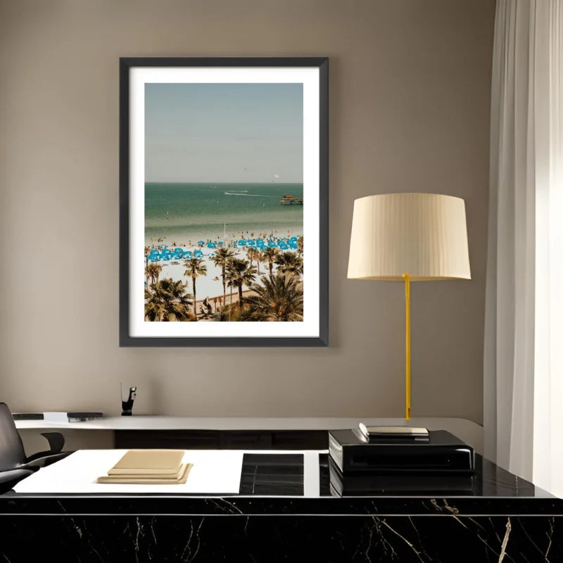 Framed Beach Scene Fine Art Prints - Framed Fine Art Prints