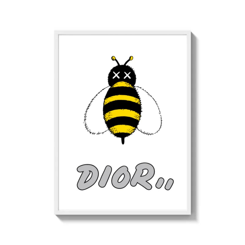 Framed Bee Canvas Prints Wall Art - Ready to Hang Canvas Prints