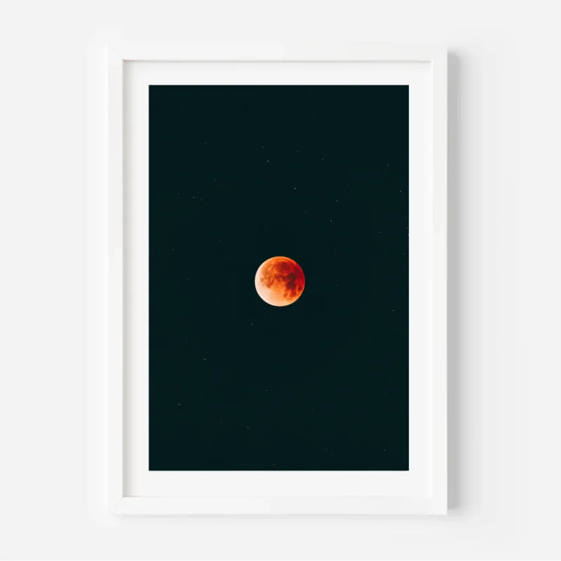 Framed Blood Moon Fine Art Print Gallery Quality - Framed Fine Art Prints
