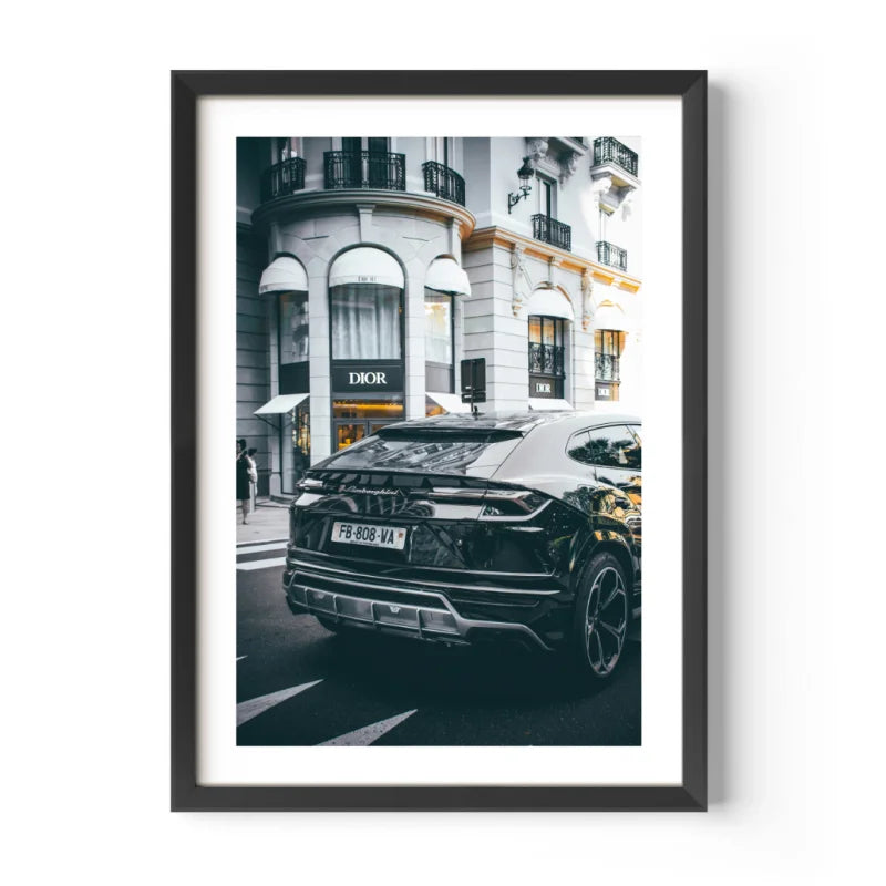 Framed Car Fine Art Print - Luxury & Lifestyle (Framed Fine Art)