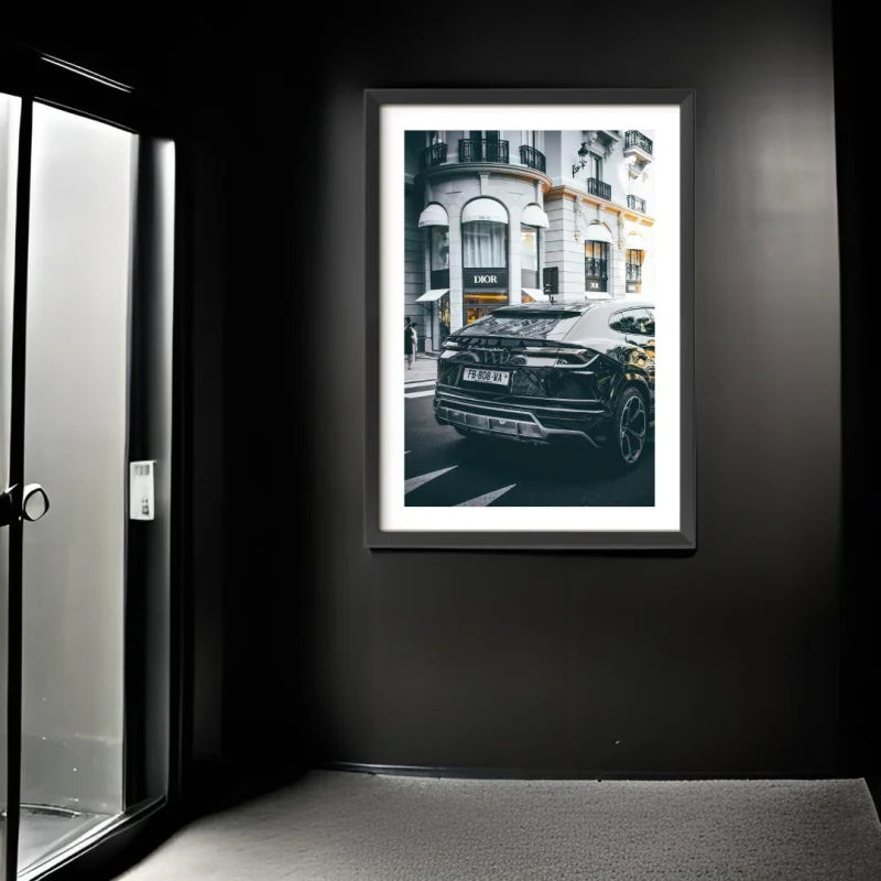 Framed Car Fine Art Print - Luxury & Lifestyle (Framed Fine Art)