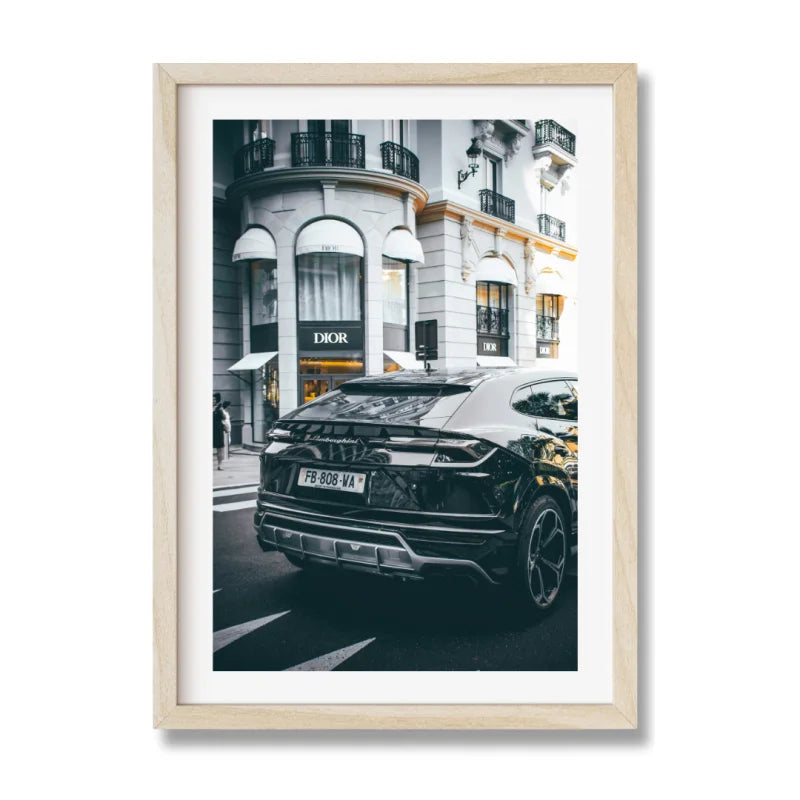 Framed Car Fine Art Print - Luxury & Lifestyle (Framed Fine Art)