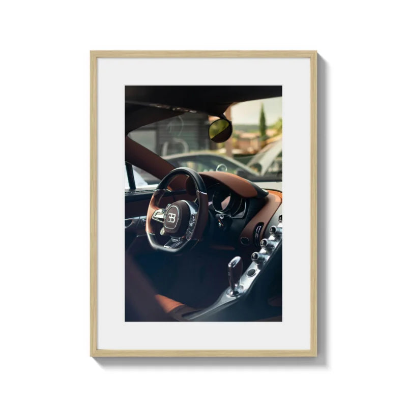 Framed Car Interior Fine Art Print - Luxury & Lifestyle (Framed Fine Art)