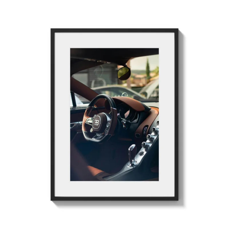 Framed Car Interior Fine Art Print - Luxury & Lifestyle (Framed Fine Art)