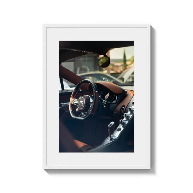 Framed Car Interior Fine Art Print - Luxury & Lifestyle (Framed Fine Art)
