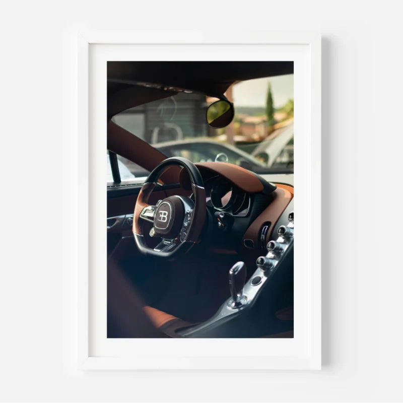 Framed Car Interior Fine Art Print - Luxury & Lifestyle (Framed Fine Art)