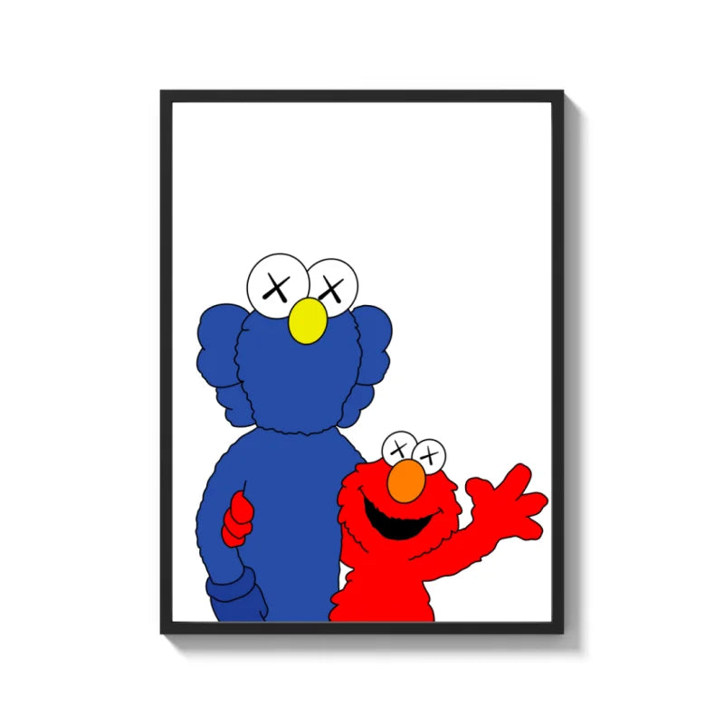 Framed Cartoon Character Canvas Prints - Ready to Hang Canvas Prints