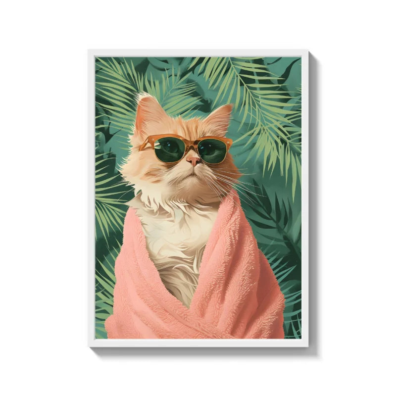 Framed Cat Art Canvas Prints for Your Home - Ready to Hang Canvas Prints