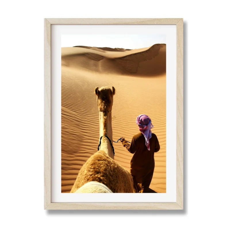 Framed Desert Camel Fine Art Print - Framed Fine Art Prints