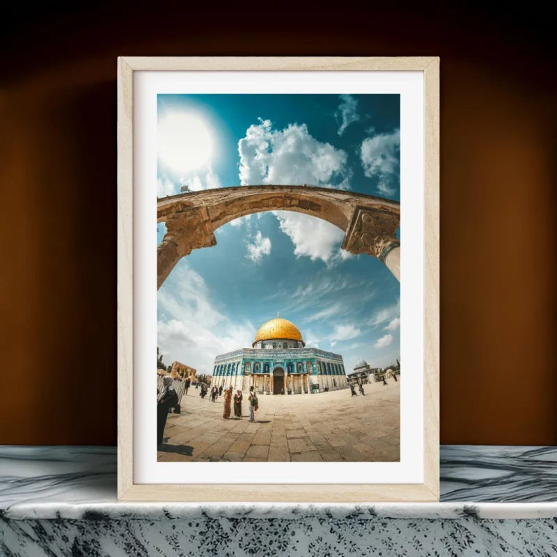 Framed Dome of the Rock Fine Art Print - Framed Fine Art Prints
