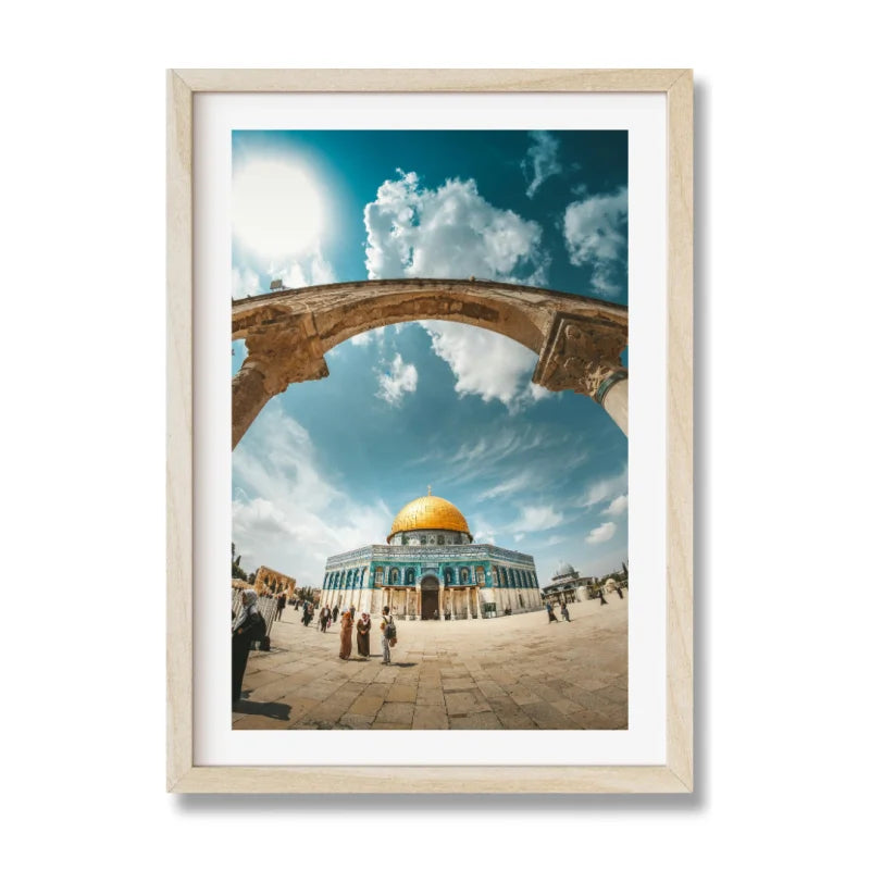 Framed Dome of the Rock Fine Art Print - Framed Fine Art Prints