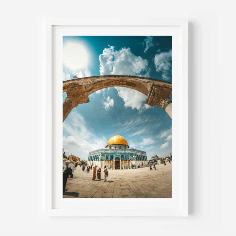 Framed Dome of the Rock Fine Art Print - Framed Fine Art Prints