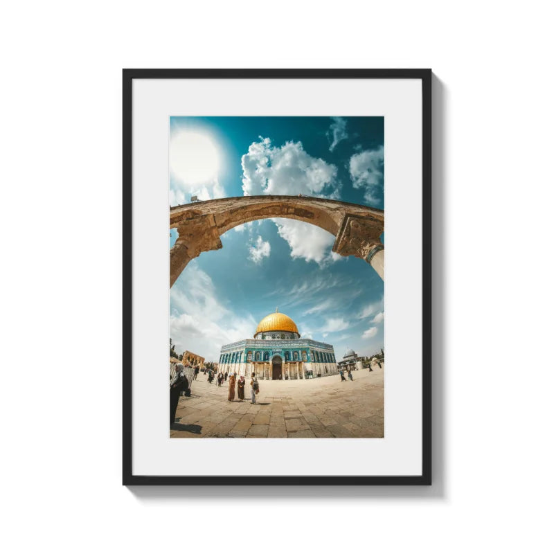 Framed Dome of the Rock Fine Art Print - Framed Fine Art Prints