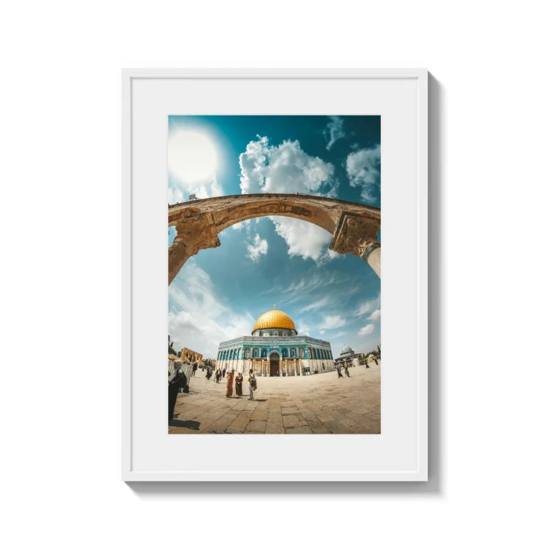 Framed Dome of the Rock Fine Art Print - Framed Fine Art Prints