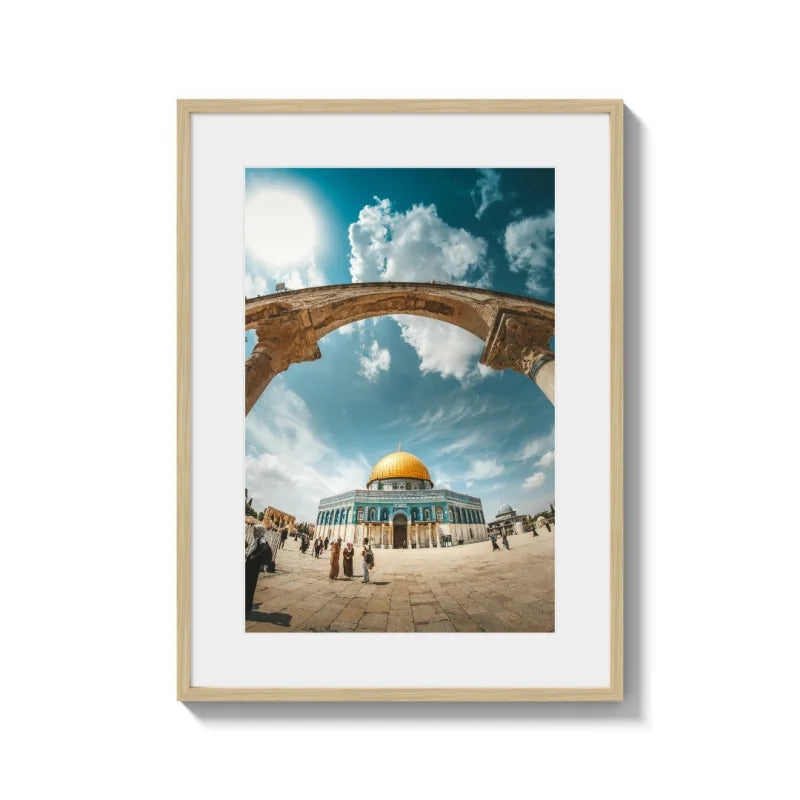 Framed Dome of the Rock Fine Art Print - Framed Fine Art Prints