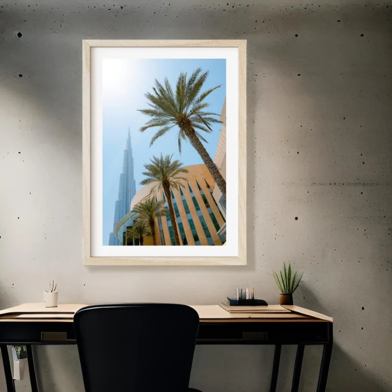 Framed Dubai Coastal Fine Art Print - Coastal & Seaside (Framed Fine Art)
