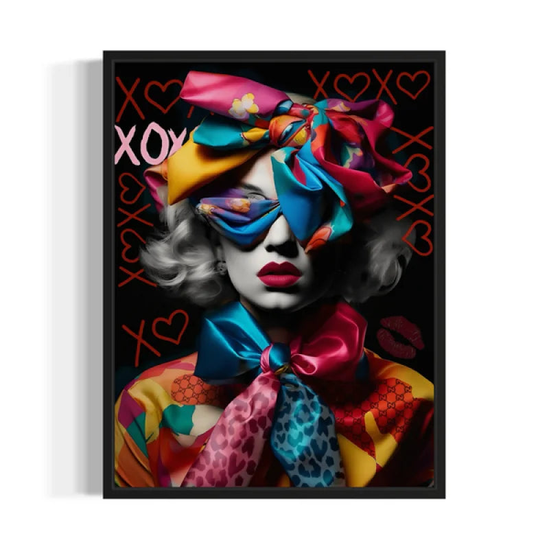 Framed Fashion Pop Art Canvas Prints - Ready to Hang Canvas Prints