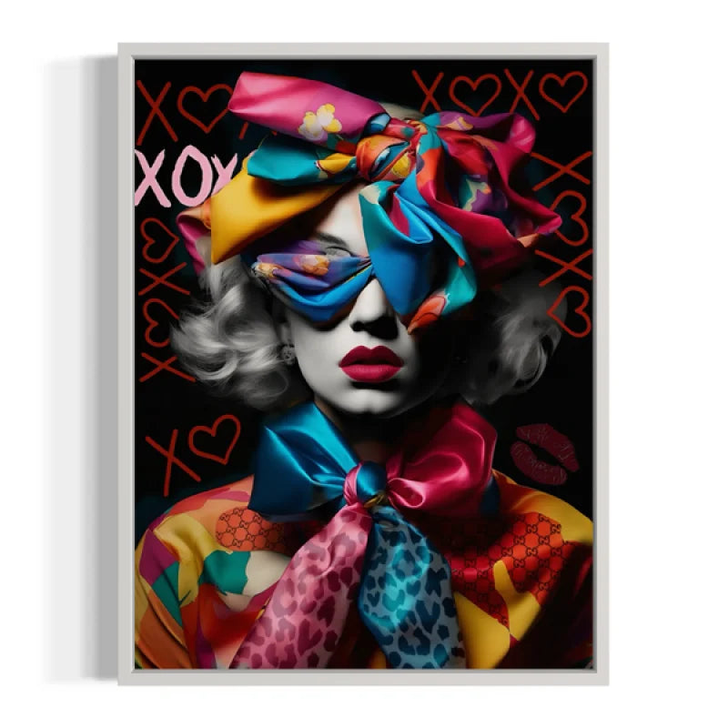 Framed Fashion Pop Art Canvas Prints - Ready to Hang Canvas Prints
