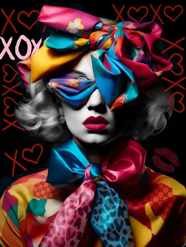 Framed Fashion Pop Art Canvas Prints - Ready to Hang Canvas Prints