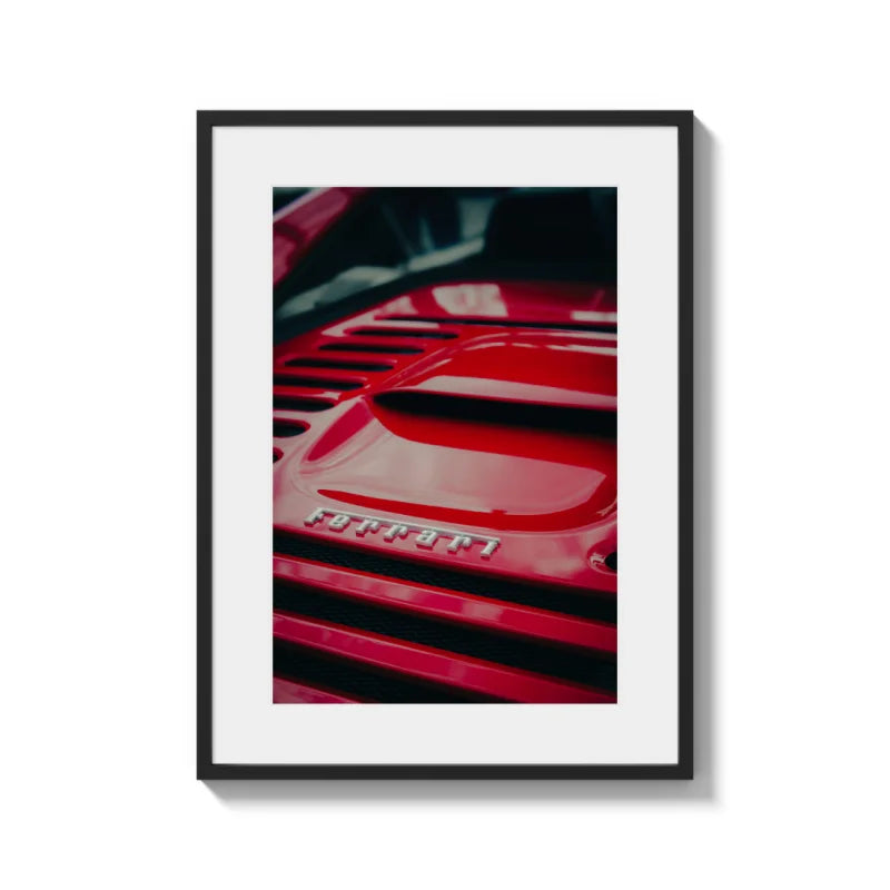 Framed Ferrari Fine Art Print - Luxury & Lifestyle (Framed Fine Art)