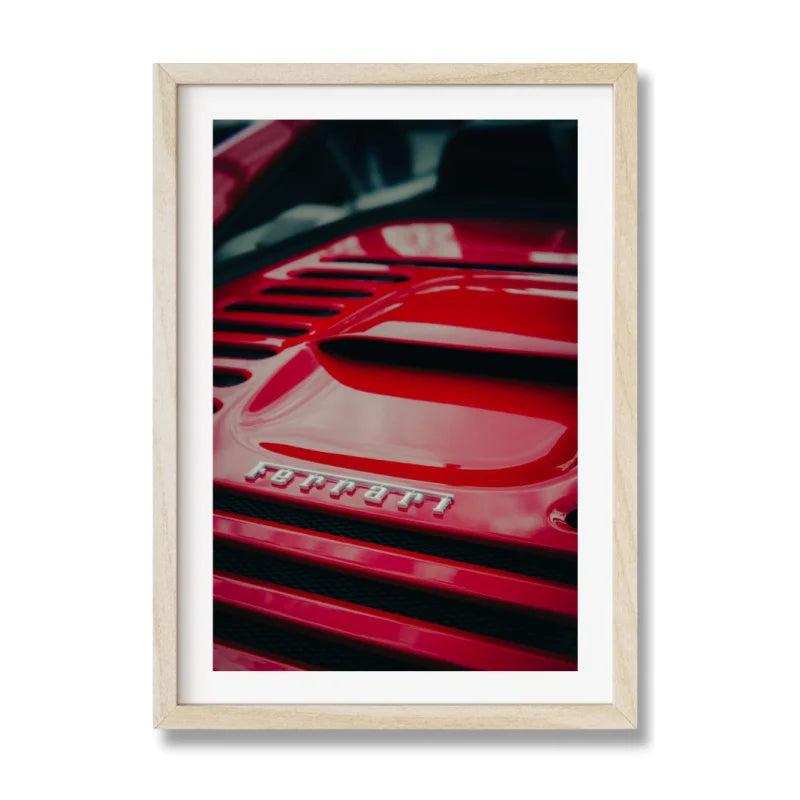 Framed Ferrari Fine Art Print - Luxury & Lifestyle (Framed Fine Art)