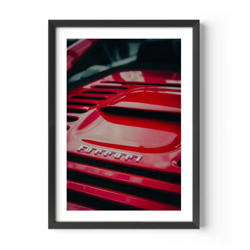Framed Ferrari Fine Art Print - Luxury & Lifestyle (Framed Fine Art)