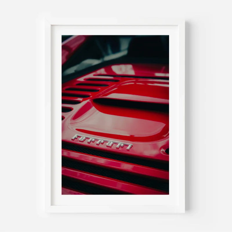 Framed Ferrari Fine Art Print - Luxury & Lifestyle (Framed Fine Art)